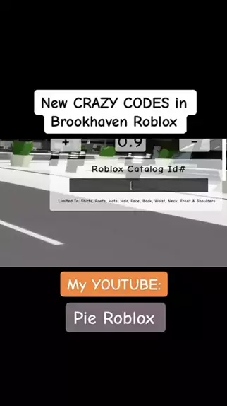 roblox catalog id brookhaven codes